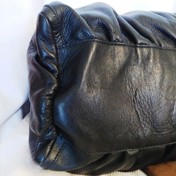 Gucci Vintage Large Abbey D-Ring Hobo in Black Leather EUC - Picture 9 of 16